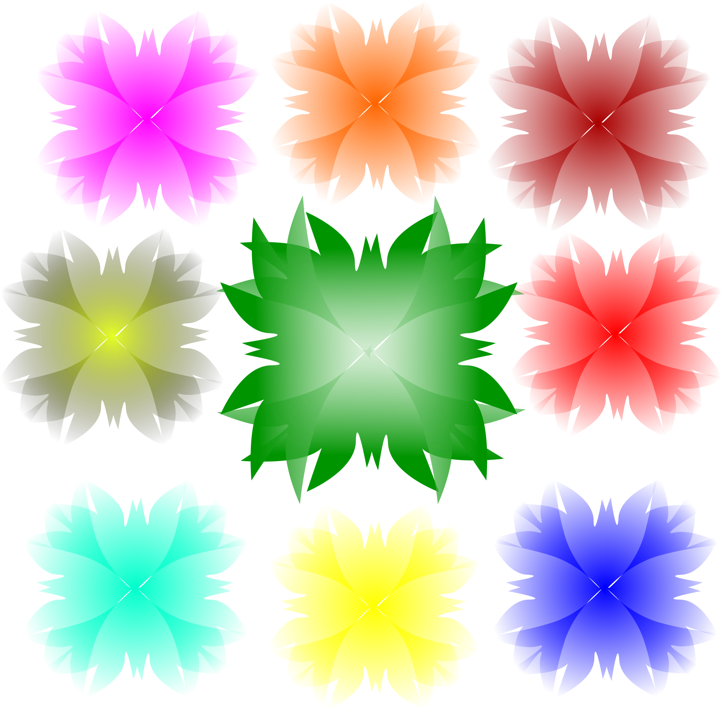 This Free Icons Png Design Of Colorfull Flower - Illustration Clipart (2400x2450), Png Download