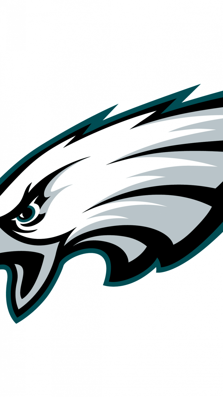 Iphone 7 Philadelphia Eagles Wallpaper - Logos Nfl Clipart (750x1334), Png Download