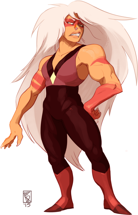 My Art Fanart Jasper Steven Universe I'm So Gay For - Jasper Steven Universe Fanart Clipart (490x750), Png Download