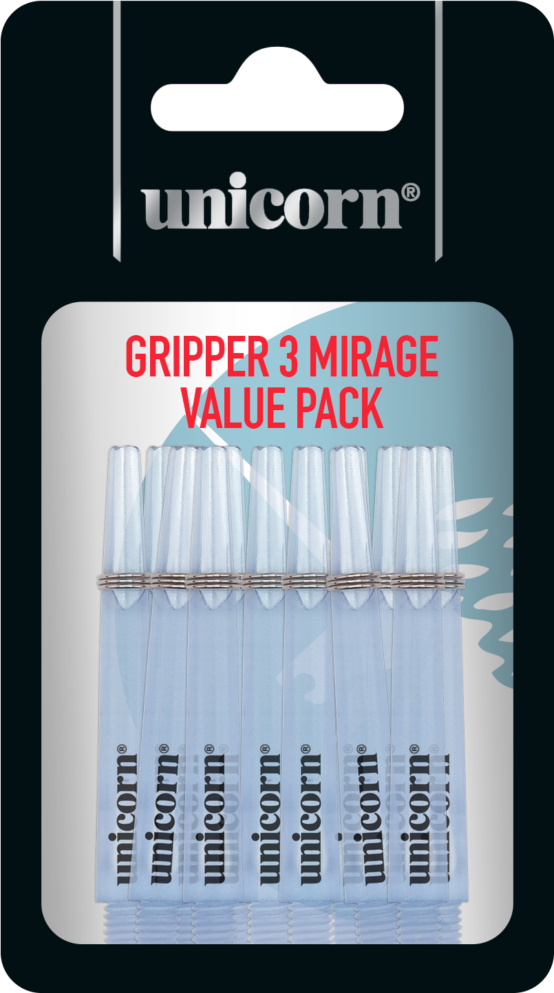 Gripper 3 Mirage Shaft - Unicorn Darts Clipart (1417x1890), Png Download