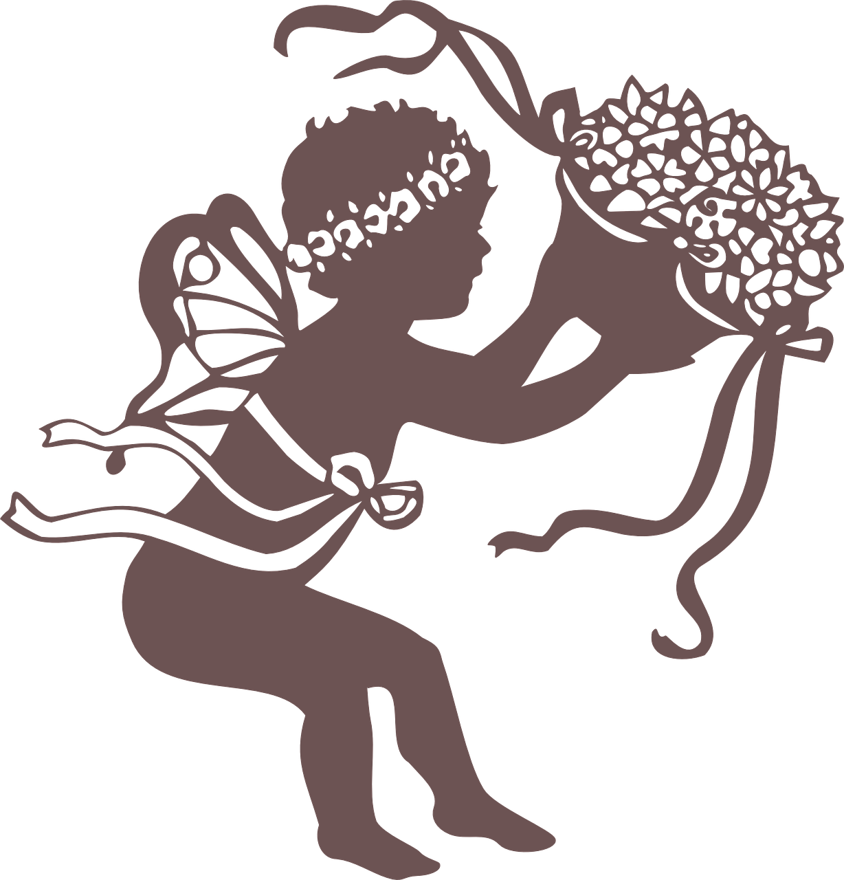 Fairy Fairies Seraphim Cherub Png Image - Transparent Gold Angels Clipart (1228x1280), Png Download