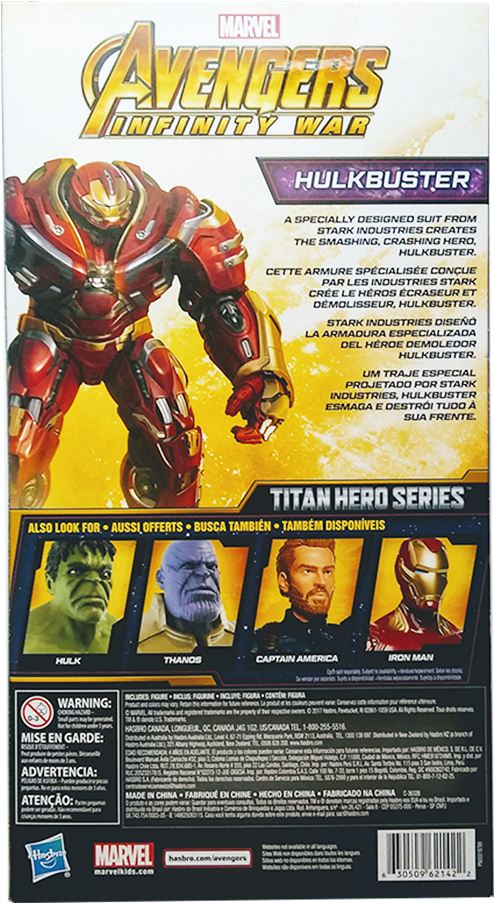 Avengers Marvel Infinity War Titan Hero Series Hulkbuster - Iron Man Clipart (900x960), Png Download