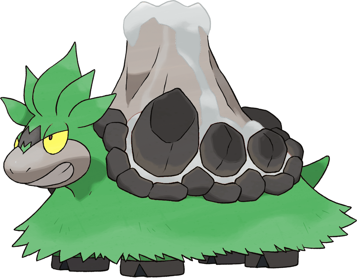 I Recolored Mega Camerupt In The Style Of The Grinch - Pokemon Mega Camerupt Clipart (1152x899), Png Download