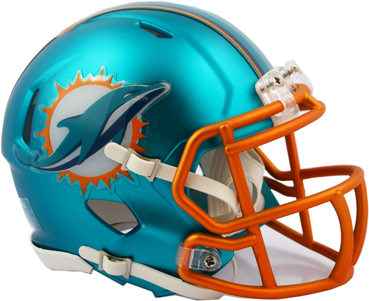 Miami Dolphins Png - Miami Dolphins Football Helmet Clipart (800x800), Png Download