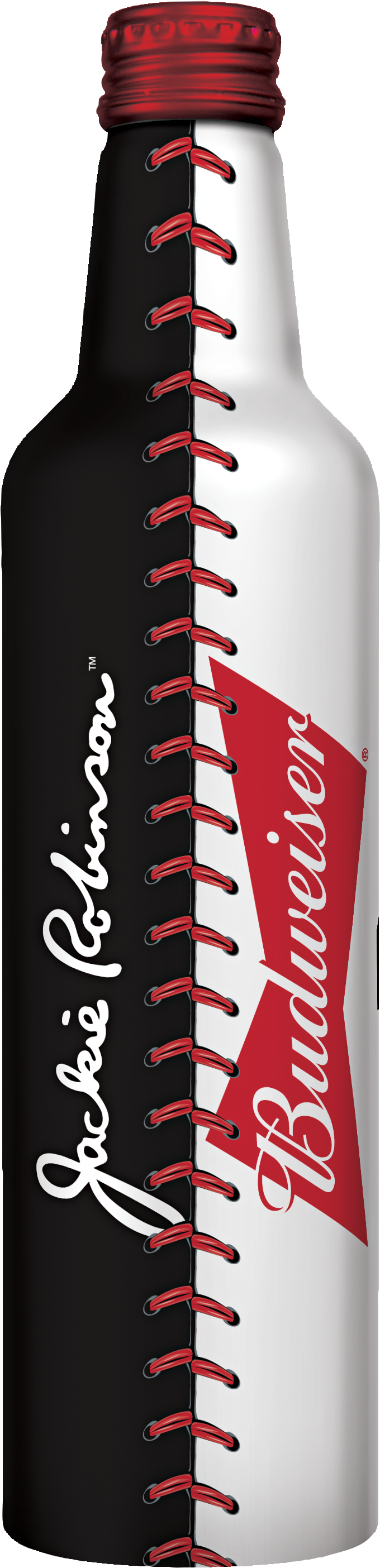 Impact By Dentsu - Jackie Robinson Budweiser Bottle Clipart (856x3020), Png Download