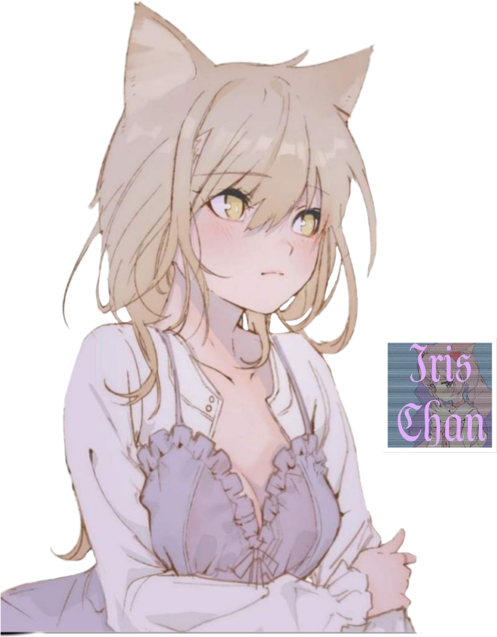 #neko #tyan #anime #png #cat #kawaii # Аниме #неко - Imagenes Anime De Chicas Neko Clipart (1024x1279), Png Download