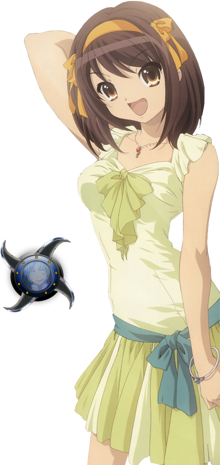 27 482k Haruhirender002bv7 07 Dec 2010 - Anime Clipart (481x1000), Png Download