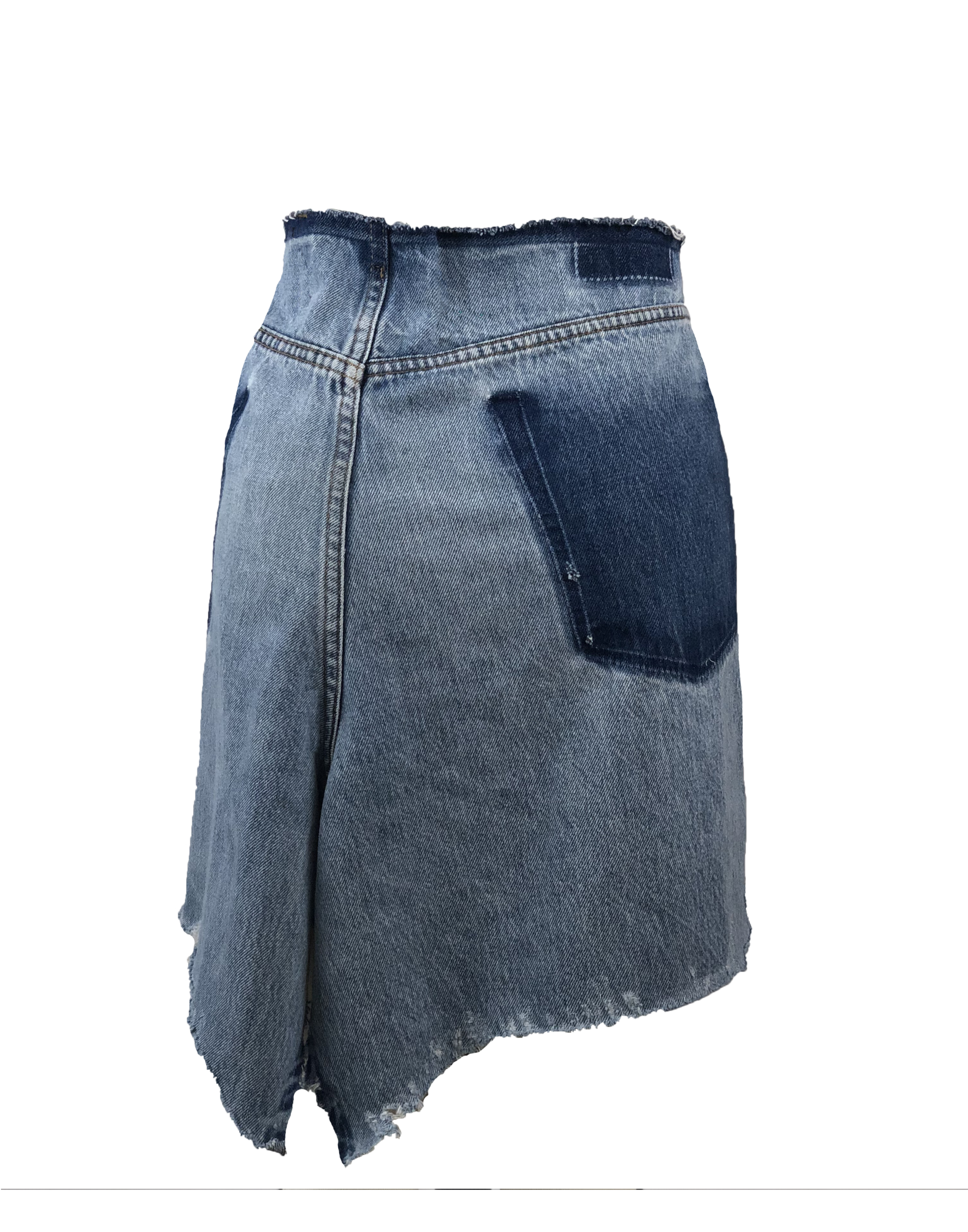 Jeans Skirt Png - Pocket Clipart (2048x2731), Png Download