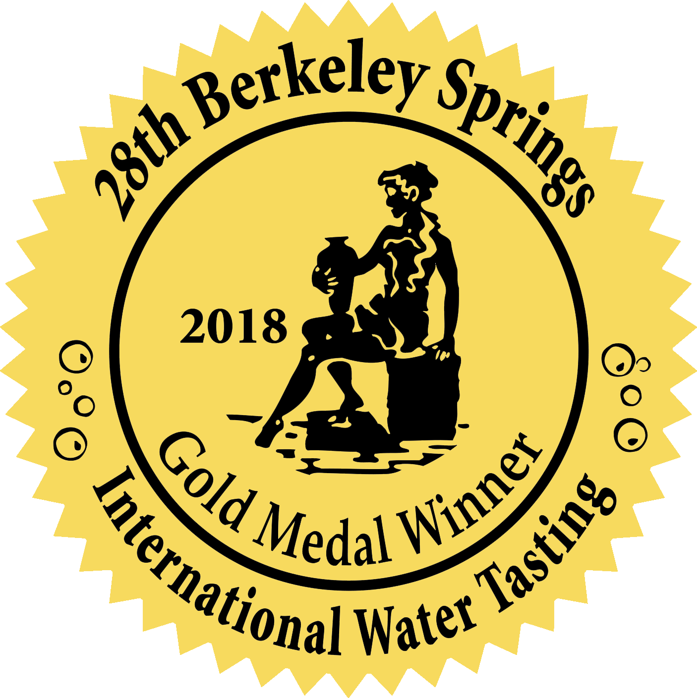 The Gold Medal For Best Flavored Essence Sparkling Clipart (1406x1409), Png Download