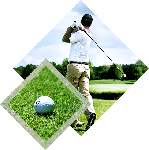 Key Golf Also Represents Reputable Industry Products - Golf Player Clipart (636x639), Png Download