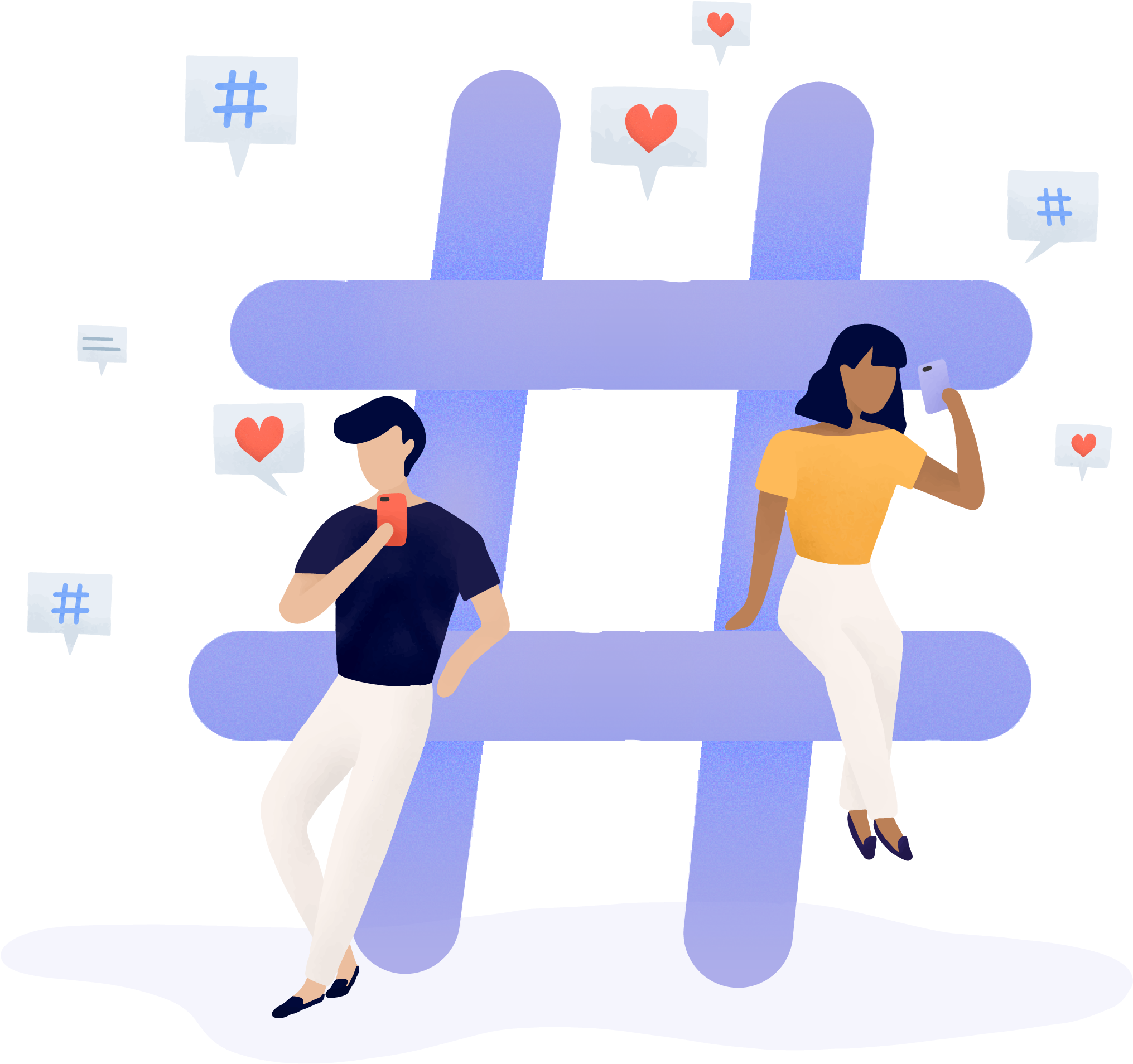 Buy Instagram Likes And Followers - Hashtag For Instagram Png Clipart (2338x2339), Png Download