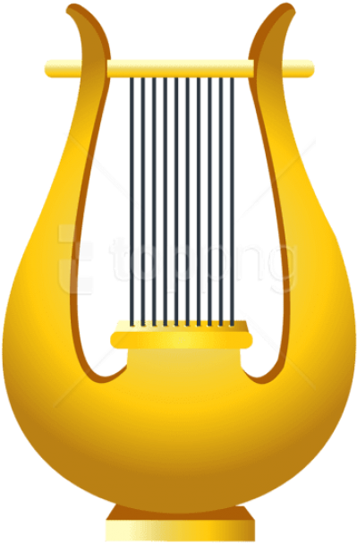 Free Png Gold Harppicture Png Images Transparent - Gold Harp Clipart (480x661), Png Download