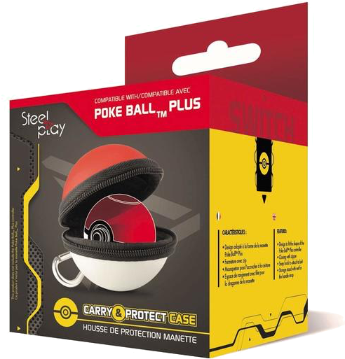 Steelplay Pokeball Protection Case Clipart (600x600), Png Download