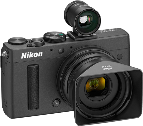 Coolpix A - Nikon Coolpix A Lens Converter Clipart (700x595), Png Download