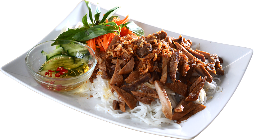 Vietnamese, Asian, Rice Noodles - Galbi Clipart (960x532), Png Download