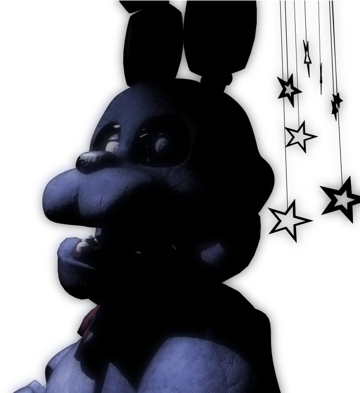 Transparent Fnaf Ender - Fnaf 1 Bonnie On Stage Clipart (1024x768), Png Download