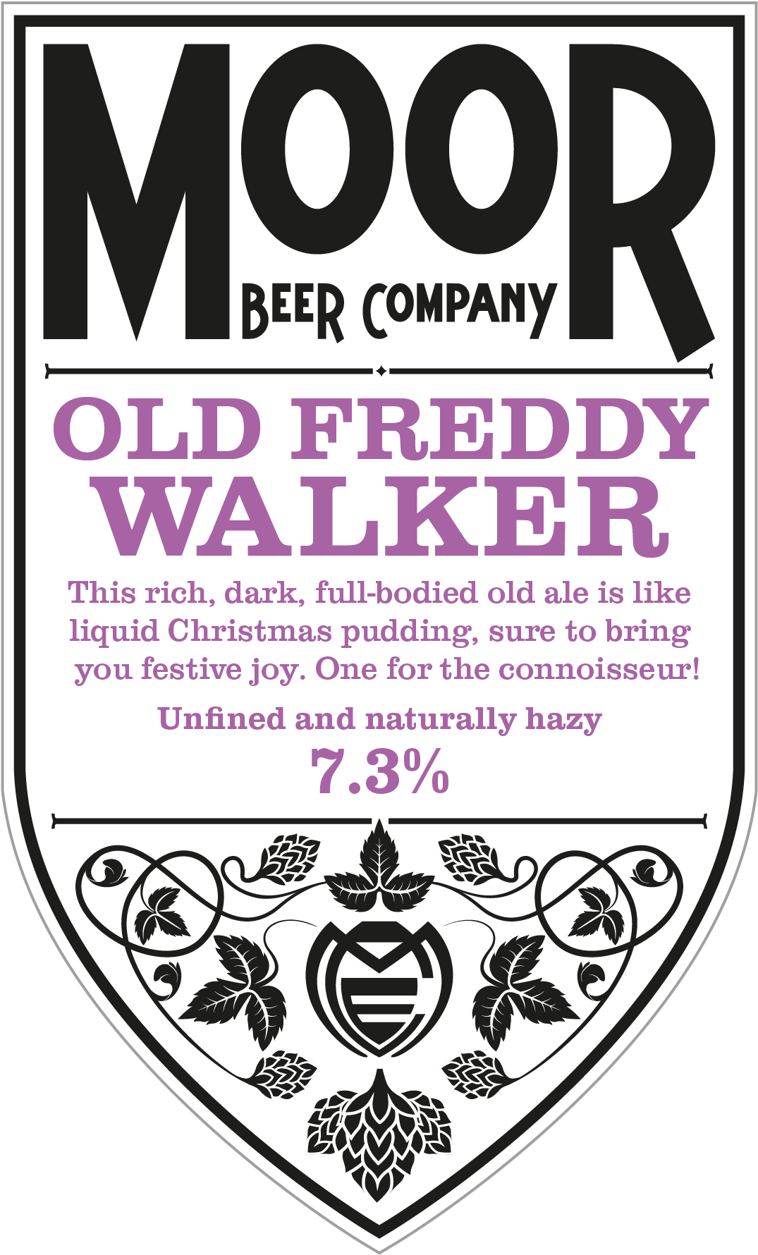 Moor Beer Old Freddy Walker - Old Freddy Walker - Moor Beer Company Clipart (1272x1933), Png Download