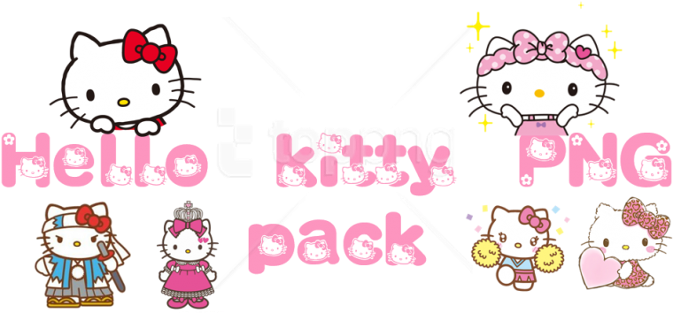 Free Png Download Hello Kitty Clipart Png Photo Png - Hello Kitty Designs Png Transparent Png (850x370), Png Download