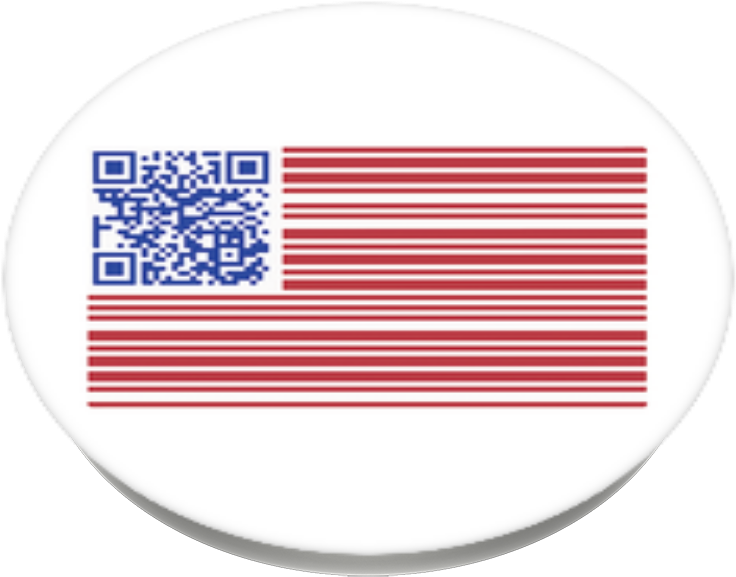 The New American Flag, - Circle Clipart (989x1000), Png Download