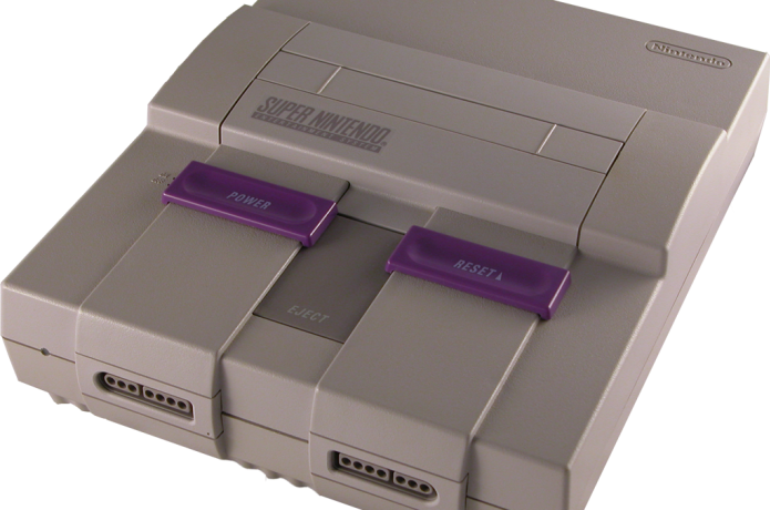 A Pc Inside A Super Nintendo - Super Nintendo Clipart (695x460), Png Download