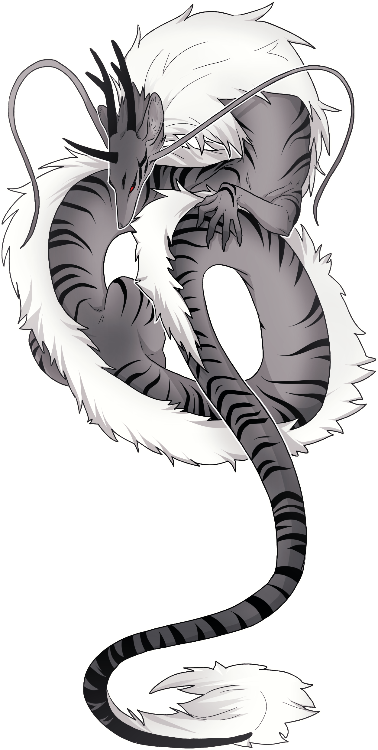 Png Dragon - Illustration Clipart (1251x2479), Png Download