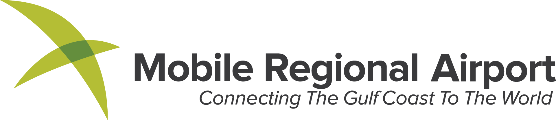 Mobile Regional Airport Logo - Mobile Regional Airport Clipart (1922x418), Png Download