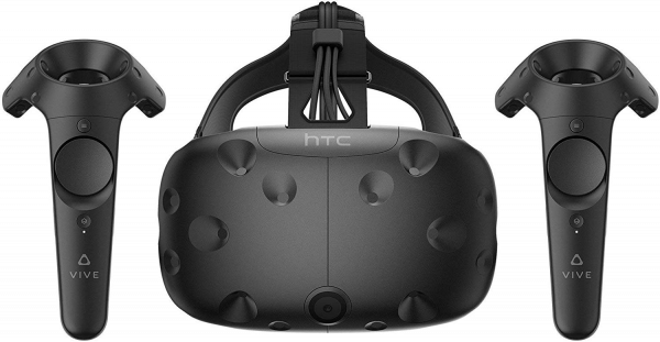 Htc Vive Vr Starter Bundle - Vive Vr Headset Clipart (600x311), Png Download