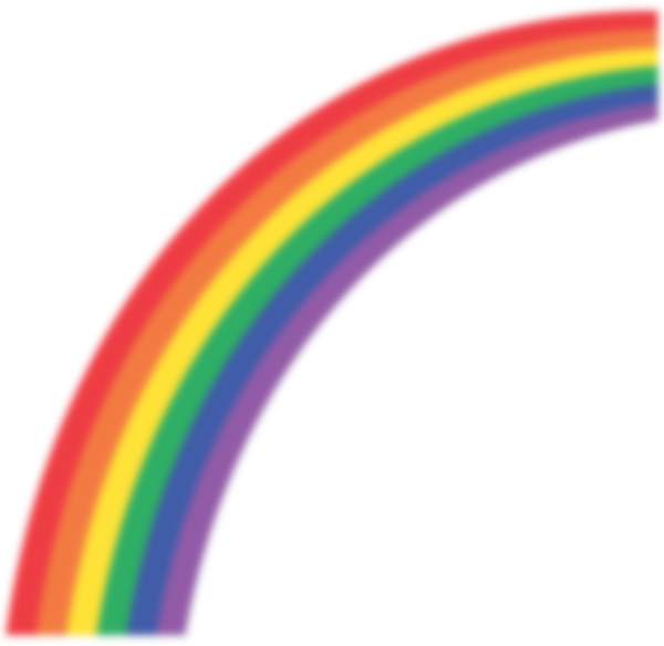 Rainbow Png Free Download - Rainbow Png Clipart (600x584), Png Download