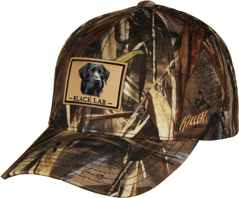 Black Lab Camo Hat - Baseball Cap Clipart (1024x1024), Png Download