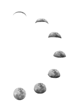 #moondaystickerremix #emoji #luna #tumblr #lunita #moon - Transparent Picsart Clipart (319x460), Png Download