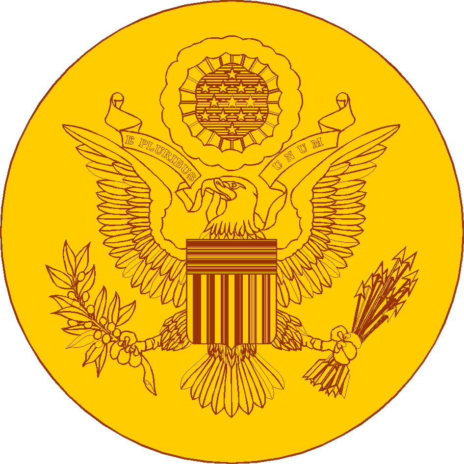 Branch Immaterial, Teal Blue Yellow, Usa - United States Army Clipart (946x946), Png Download