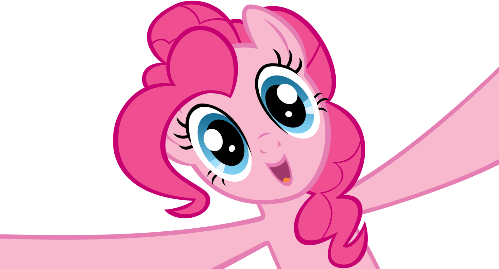 Fanmade Pinkie Hugging Screen - Mlp Pinkiepie Animation Clipart (1601x865), Png Download