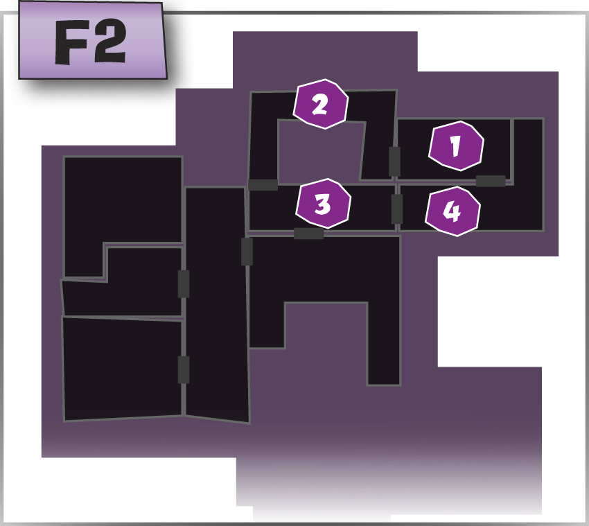 Clear Octagon Webbing Png - Luigi's Mansion Gloomy Manor Map Clipart (850x759), Png Download