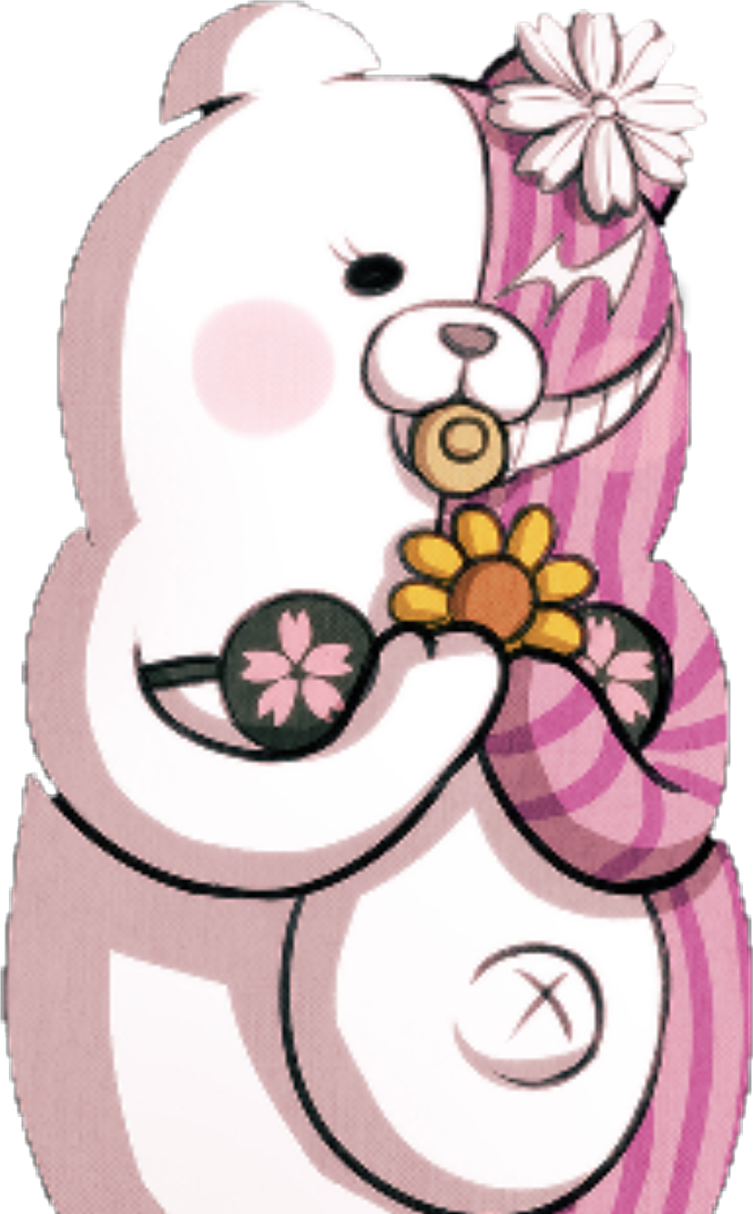 #danganronpa #monokuma #monophanie Clipart (679x1095), Png Download
