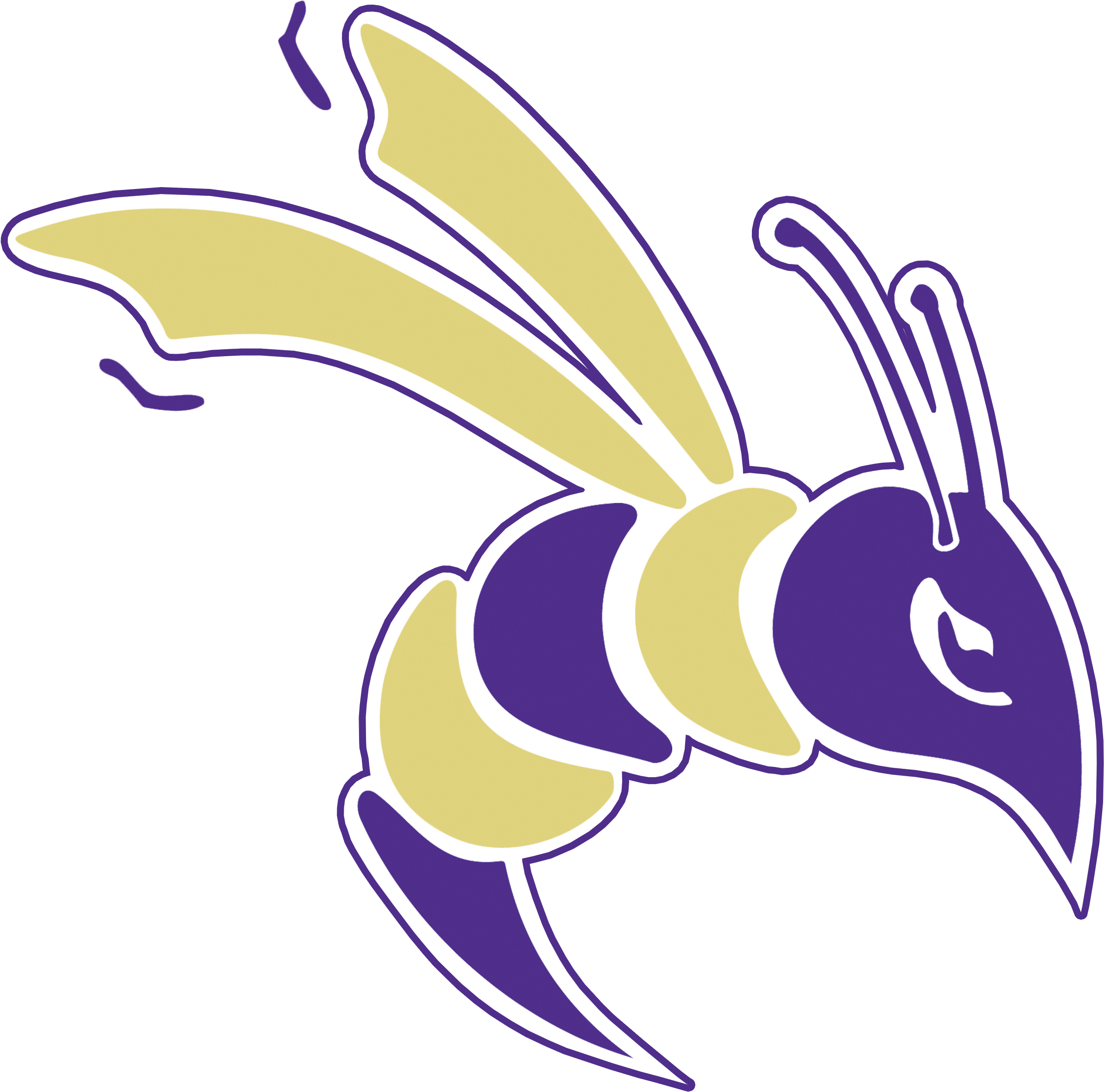 Yellow Jacket - Defiance College Athletics Clipart (2400x2400), Png Download