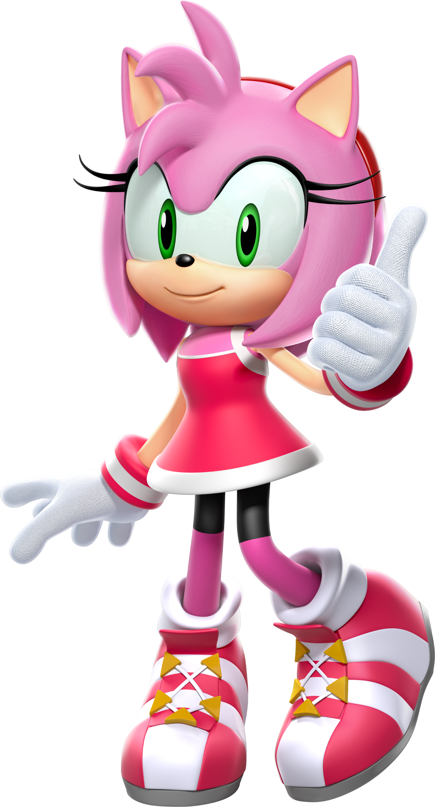 Amy Rose Mario And Sonic Clipart (1511x2804), Png Download