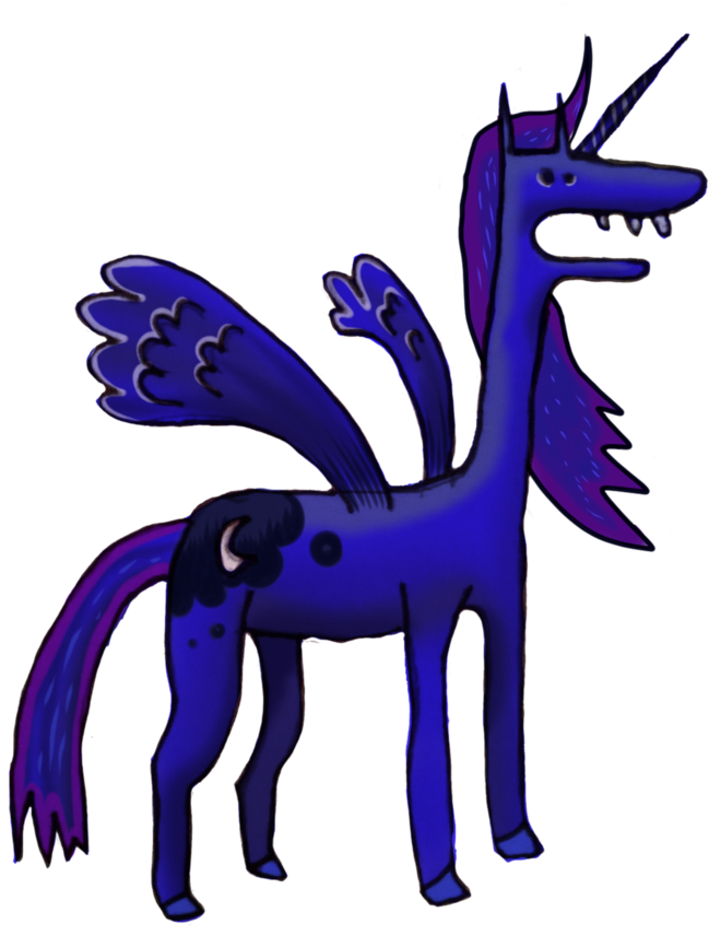 My Little Pony - Princess Luna Clipart (649x856), Png Download