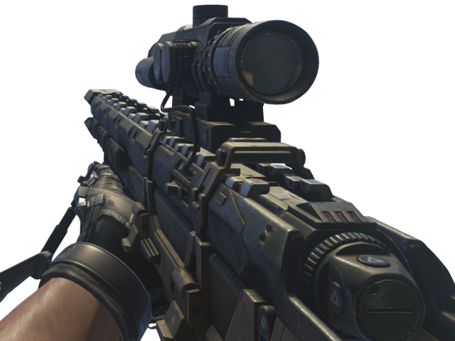 Drawn Snipers Cod Aw - Cod Aw Mors Iron Sights Clipart (640x480), Png Download