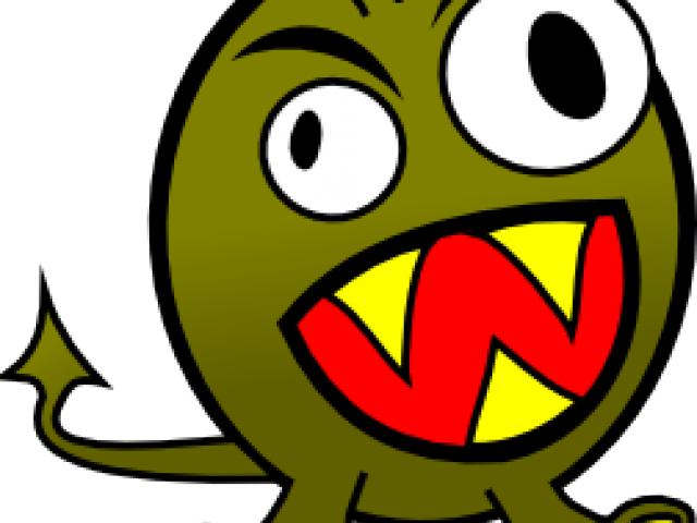 Png Black And White Free Download Clip Art Carwad Net - Monster Clipart Transparent Png (640x480), Png Download