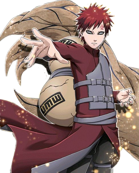 Gaara Sticker - Naruto 我 愛 羅 Clipart (488x608), Png Download