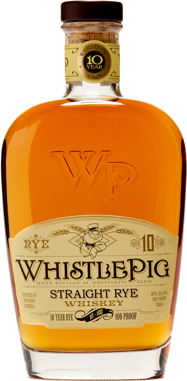 T 10yr Transparent Bottle Shot [image] - Whistle Pig 10 Year Rye Clipart (1440x1440), Png Download