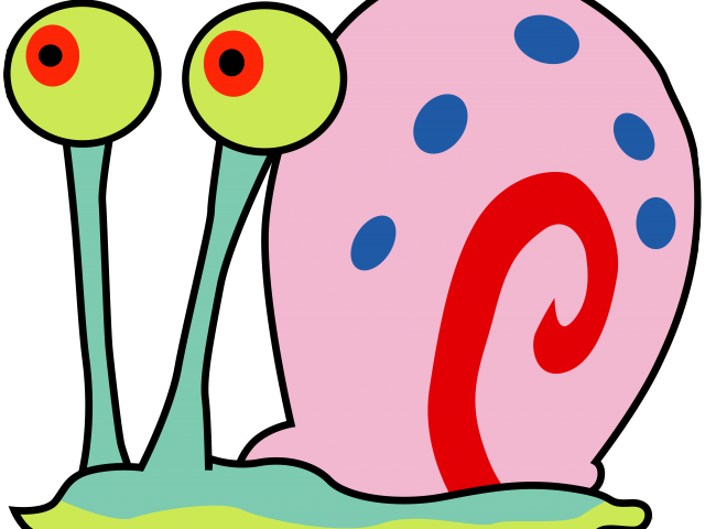 Snail Clipart Garry - Spongebob Square Pants Colouring Pages - Png Download (640x480), Png Download