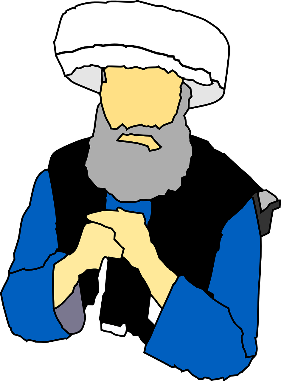Arabic Islam Old Man Free Photo From - Muslim Man Clip Art - Png Download (943x1280), Png Download