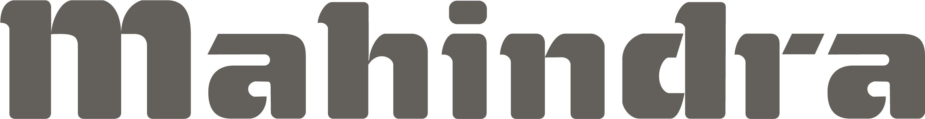 Mahindra Logo, Motorcycle Brands - Mahindra Logo Png White Clipart (3000x608), Png Download