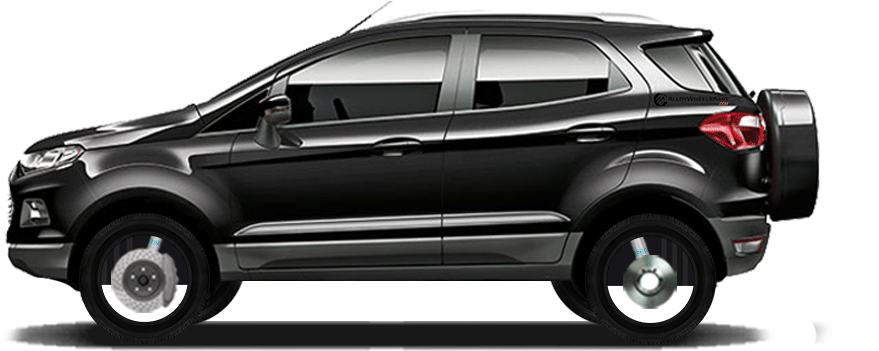 Slide Background - Eco Sport Car Black Clipart (988x350), Png Download