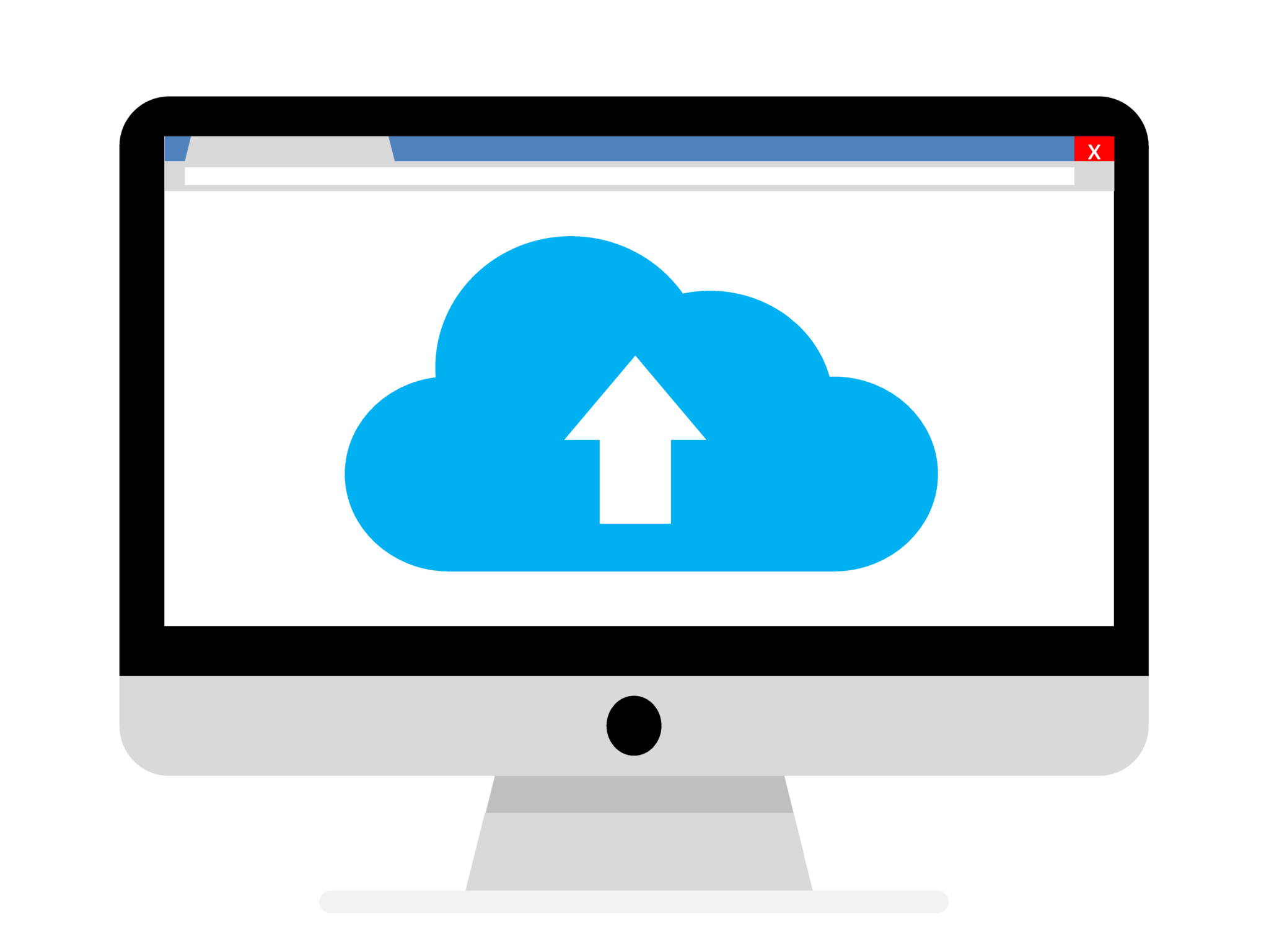 Cloud Hosting - Computer Cloud Png Clipart (2048x1536), Png Download