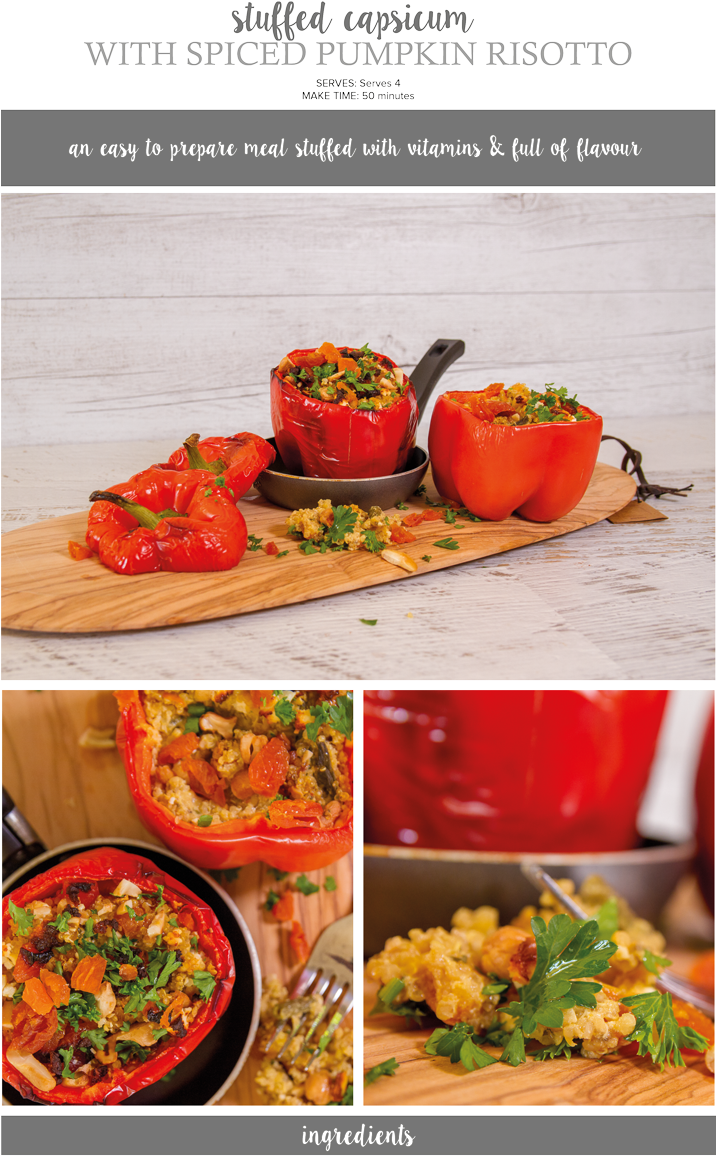 Stuffed Capsicum Recipe - Stuffed Peppers Clipart (715x1165), Png Download