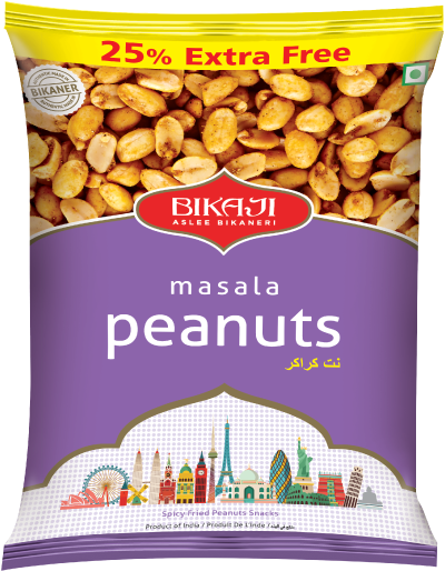 Bikaji Masala Peanut - Bikaji Classic Salted Peanut Clipart (730x545), Png Download