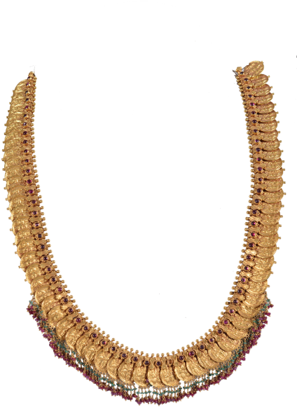 Chettinadu Design Gold Necklace - Mens Gold Modern Chains Clipart (467x700), Png Download