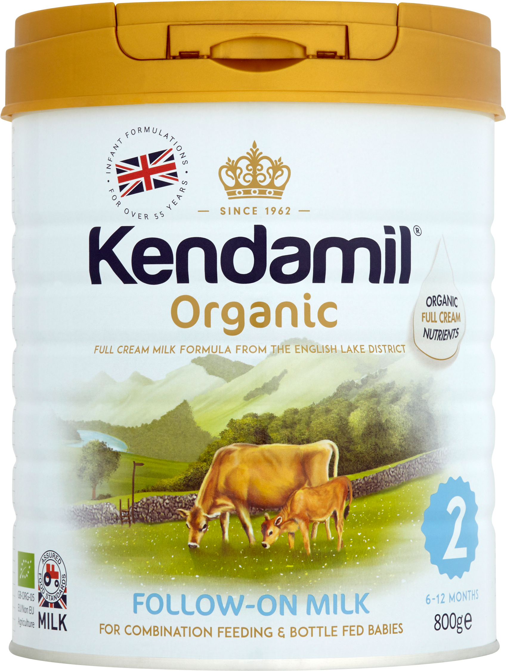 Organic Follow On Milk - Kendamil Baby Milk Clipart (2365x2365), Png Download